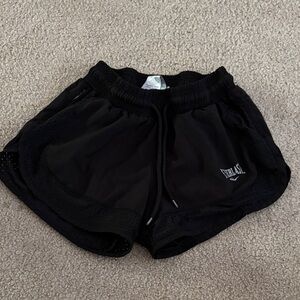 Everlast Women's Jet Black Athletic Shorts size XS